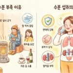 겨울철 수분 부족이 더 위험한 이유와 탈수 예방법 5