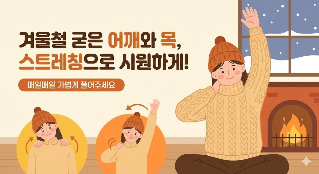 겨울철 어깨·목 결림, 왜 심해지고 어떻게 풀어줄까? 1